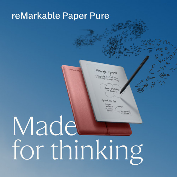 Графический планшет reMarkable Paper Pure+Marker Plus+Sleeve Folio, Desert Pink в Томске