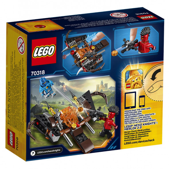Конструктор LEGO Nexo Knights 70318 Шаровая ракета в Томске