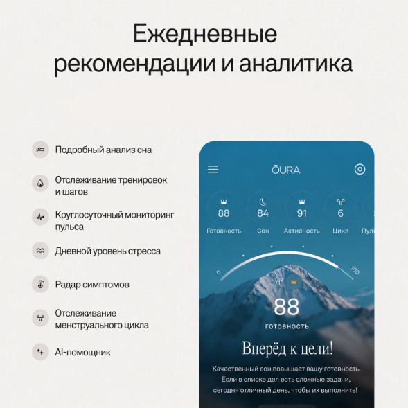 Умное кольцо Oura Ring 5 (размер 7), розовое золото/Deep Rose в Томске
