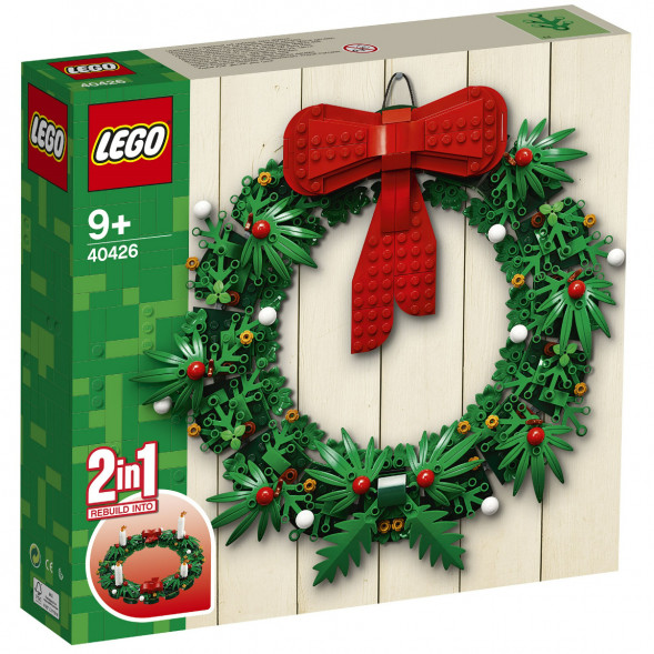 Конструктор LEGO 40426 Сувенирный набор «Рождественский венок» 2 в 1 в Томске