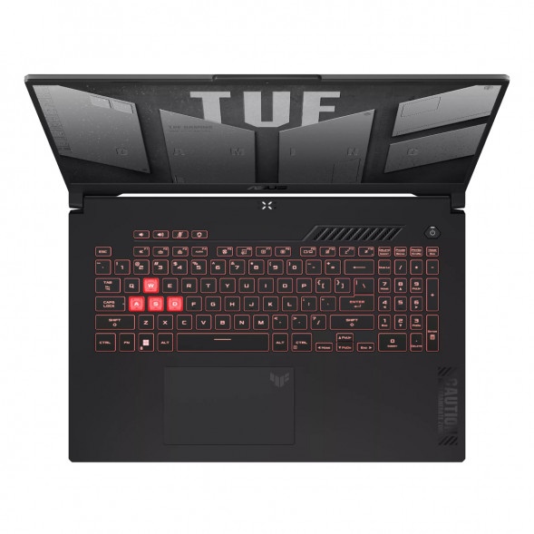 Ноутбук ASUS TUF Gaming A17 FA707NUG-HX156 (17.3&amp;quot;, IPS, 6 ядер, AMD Ryzen 7 7445HS 3.2 ГГц, 16 ГБ DDR5, SSD 512 ГБ, NVIDIA GeForce RTX 4050 - 6 ГБ, без ОС), черный в Томске