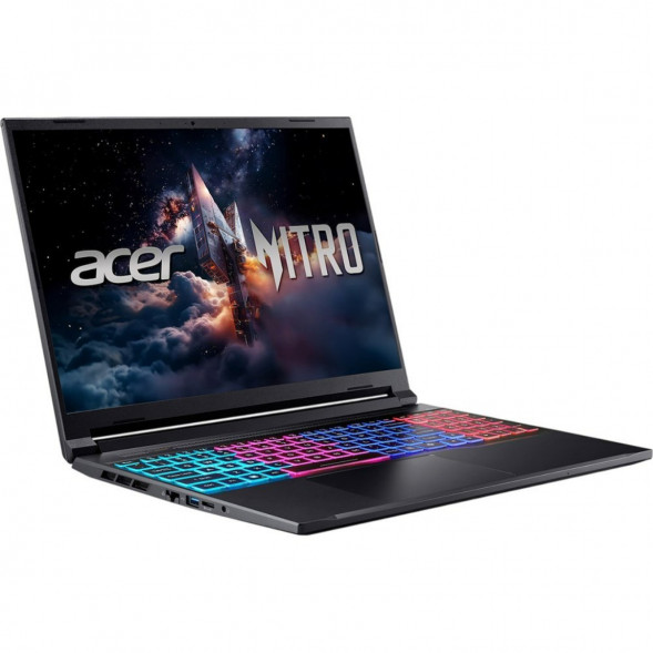 Ноутбук Acer Nitro V 16S ANV16S-71-71MF (16&amp;quot;, IPS, Intel Core 7 240H 2.5ГГц, 10 ядер, 16Гб DDR5, 1Тб SSD, RTX 5060 8Гб, Windows 11 Pro), черный в Томске