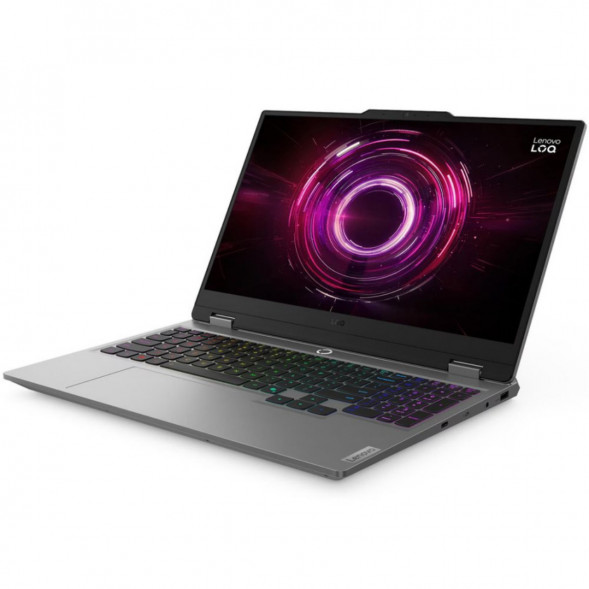 Ноутбук Lenovo LOQ 15AHP10 (83JG003DPB) (15.6&amp;quot;,  IPS, AMD Ryzen 5 220, 6 ядер, 16 ГБ DDR5, SSD 512 ГБ, NVIDIA GeForce RTX 5050 - 8 ГБ, без ОС), серый в Томске