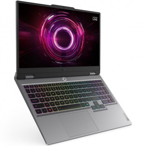 Ноутбук Lenovo LOQ 15AHP10 (83JG003DPB) (15.6&amp;quot;,  IPS, AMD Ryzen 5 220, 6 ядер, 16 ГБ DDR5, SSD 512 ГБ, NVIDIA GeForce RTX 5050 - 8 ГБ, без ОС), серый в Томске