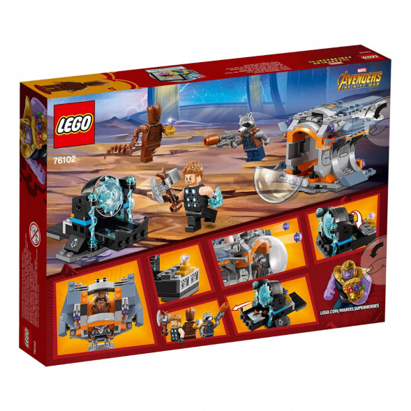 Конструктор LEGO Super Heroes 76102 Война бесконечности: В поисках оружия Тора в Томске