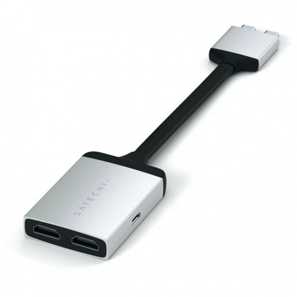 Адаптер Satechi USB-C Dual 4K HDMI Adapter (2xHDMI, USB Type-C) в Томске