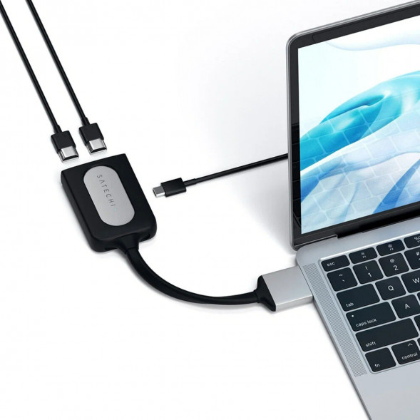 Адаптер Satechi USB-C Dual 4K HDMI Adapter (2xHDMI, USB Type-C) в Томске