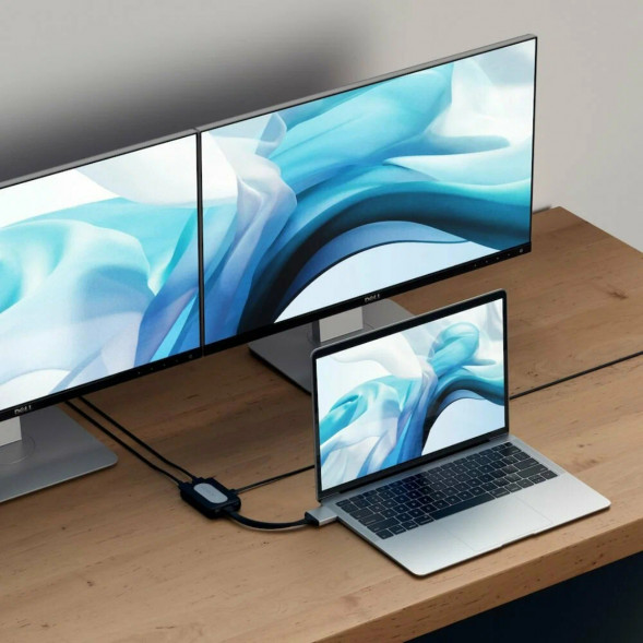 Адаптер Satechi USB-C Dual 4K HDMI Adapter (2xHDMI, USB Type-C) в Томске