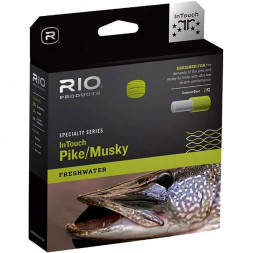Леска RIO InTouch Pike/Musky WF8F/I, Gray/Yellow