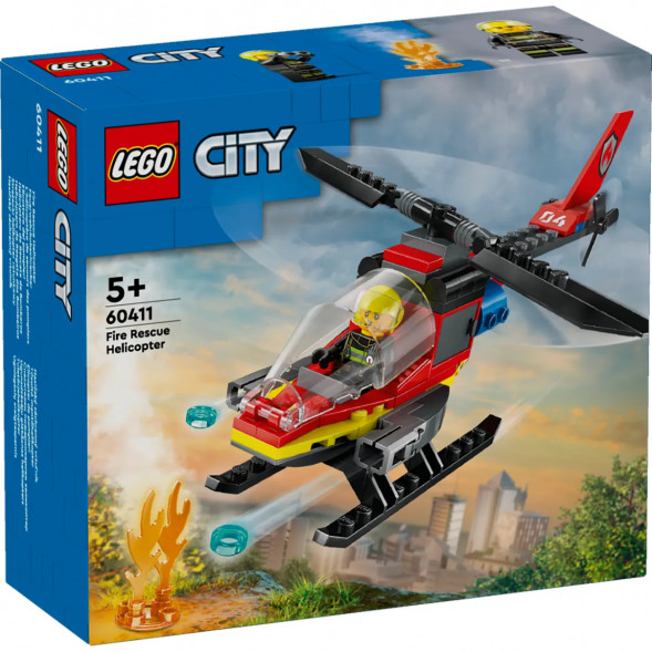 Конструктор LEGO City 60411 Пожарно-спасательный вертолет в Томске