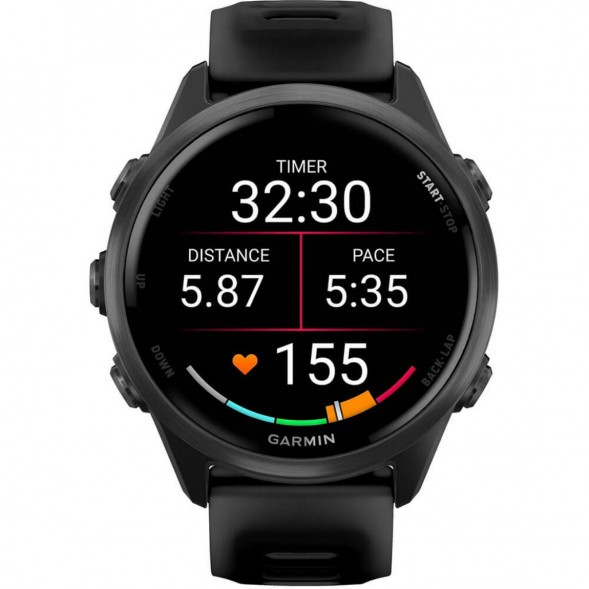 Умные часы Garmin Forerunner 570 42 мм Slate Grey Aluminium/Translucent Black 010-02970-00 в Томске