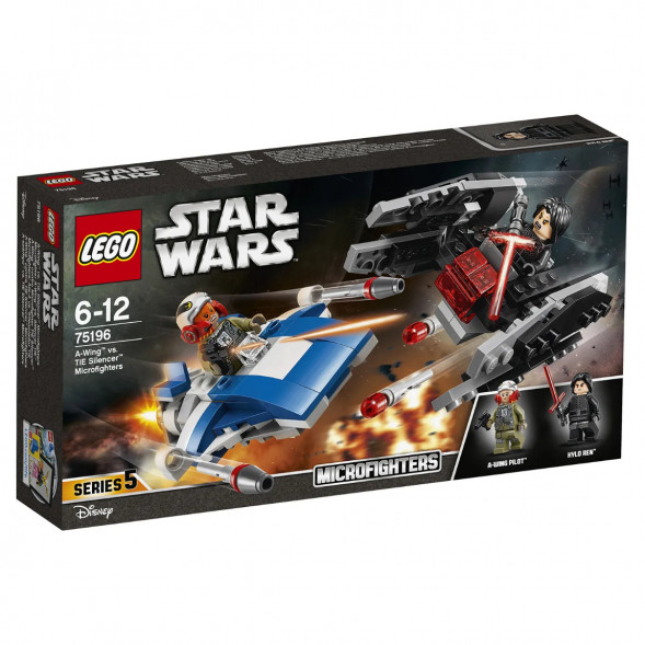 Конструктор LEGO Star Wars 75196 Истребитель типа A против бесшумного истребителя СИД в Томске