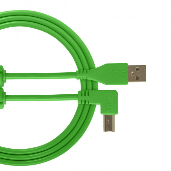 Аудиокабель UDG Ultimate Audio Cabel  USB 2.0 A-B 2 метра, зелёный в Томске
