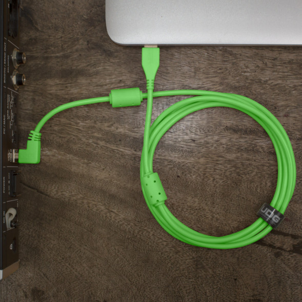 Аудиокабель UDG Ultimate Audio Cabel  USB 2.0 A-B 2 метра, зелёный в Томске