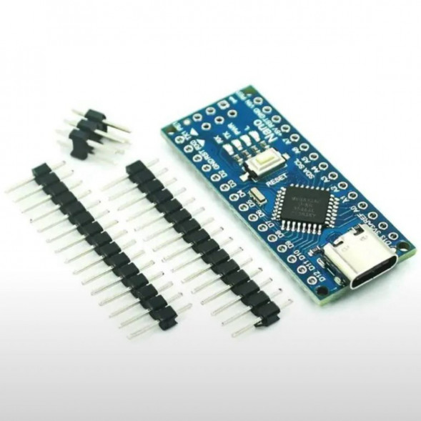 Микроконтроллер Arduino NANO TYPE-C V3.0 (совместимый) Atmega328 CH340 в Томске