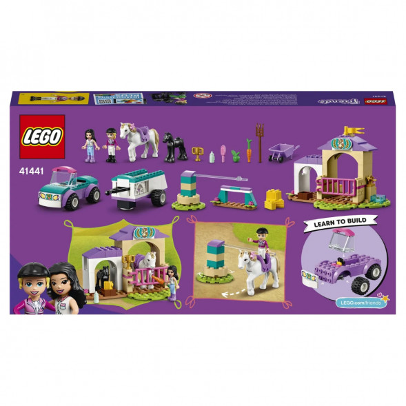 Конструктор LEGO Friends 41441 Тренировка лошади и прицеп для перевозки в Томске