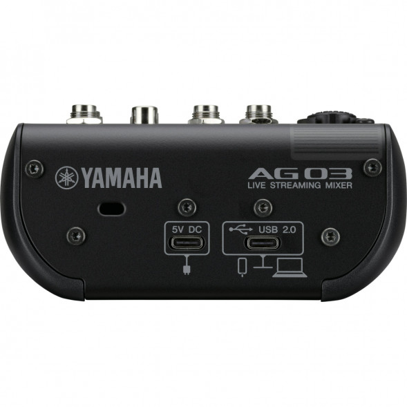 Микшер для стриминга Yamaha AG03MK2 LSPK Live Stream Black с аксессуарами в Томске