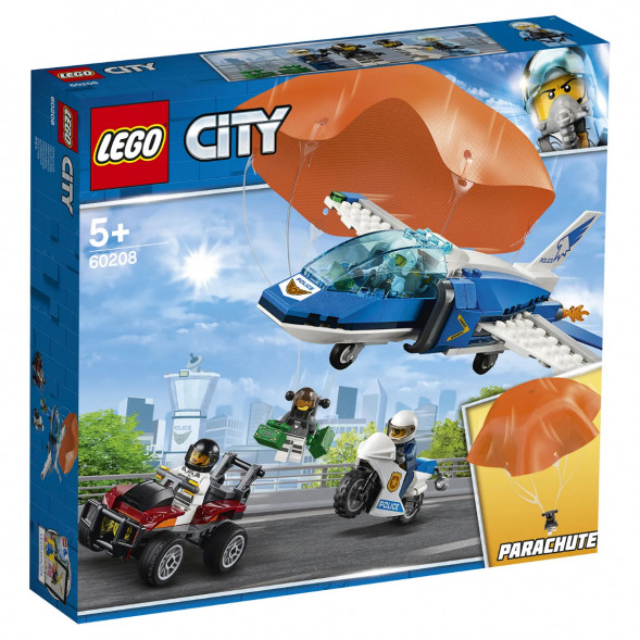 Конструктор LEGO City Police 60208 Воздушная полиция: арест парашютиста в Томске