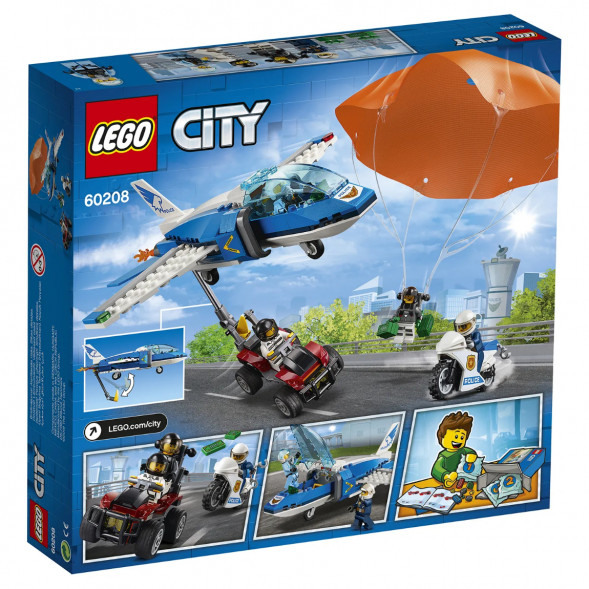 Конструктор LEGO City Police 60208 Воздушная полиция: арест парашютиста в Томске