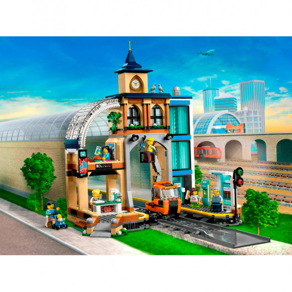 Конструктор LEGO City 60469 Центральный железнодорожный вокзал в Томске