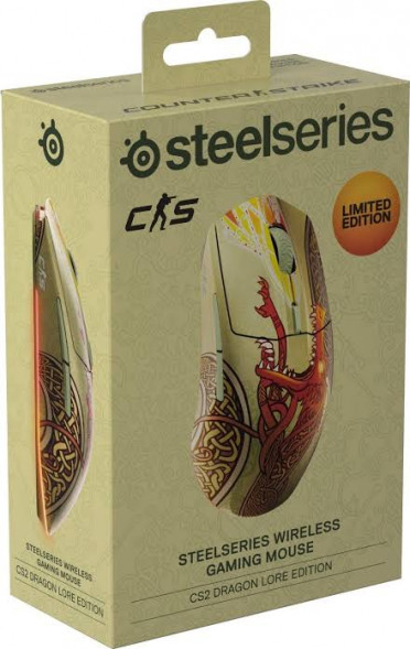 Беспроводная игровая мышь Steelseries CS2 Dragon Lore WL + USB Type-A 18000 DPI в Томске