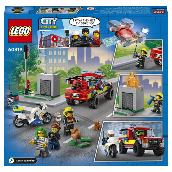 Конструктор LEGO City Fire 60319 Пожарная бригада и полицейская погоня в Томске