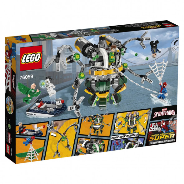 Конструктор LEGO Super Heroes 76059 Человек-паук: в ловушке Доктора Осьминога в Томске
