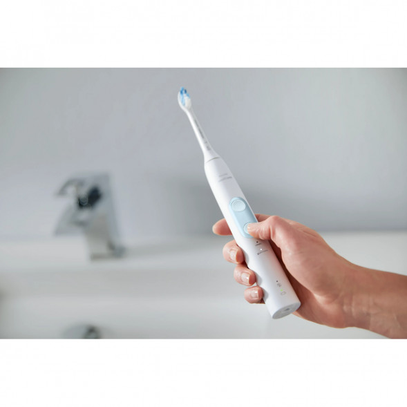 Электрическая звуковая зубная щетка Philips Sonicare ProtectiveClean 4500, White в Томске
