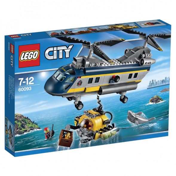 Конструктор LEGO City Deep Sea Explorers 60093 Вертолет исследователей моря в Томске