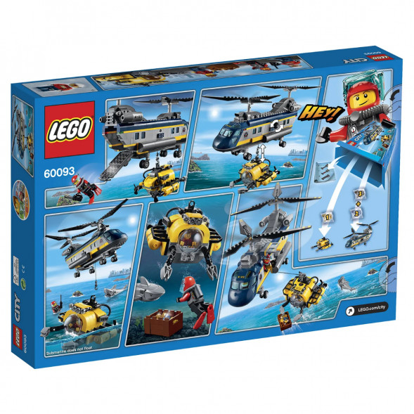 Конструктор LEGO City Deep Sea Explorers 60093 Вертолет исследователей моря в Томске