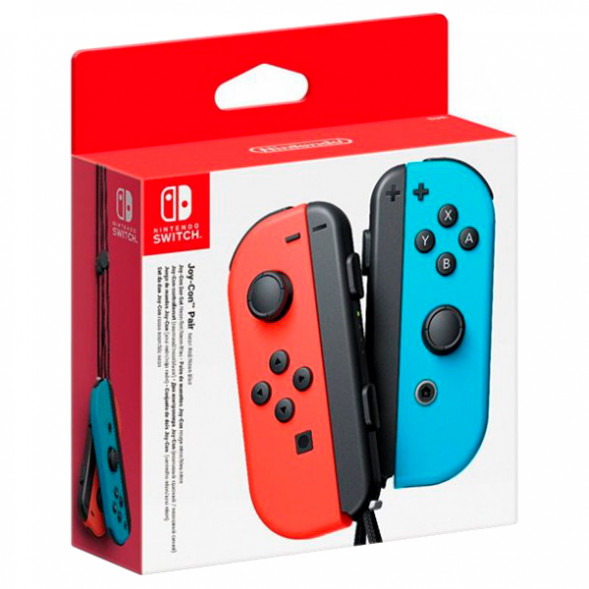 Геймпад Nintendo Switch Joy-Con controllers Duo, красный/синий в Томске