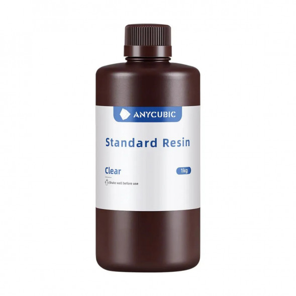 Фотополимерная смола Anycubic Standard Resin для 3D принтера Прозрачная (Clear), 1 кг в Томске