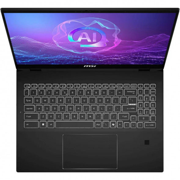 Ноутбук трансформер MSI Summit 16 AI Evo A2HMTG-057RU (16&amp;quot;, IPS, Intel Core Ultra 7 255H 2ГГц, 16 ядер, 16ГБ LPDDR5, 1ТБ SSD, Intel Arc 140T, Windows 11 Home), черный в Томске